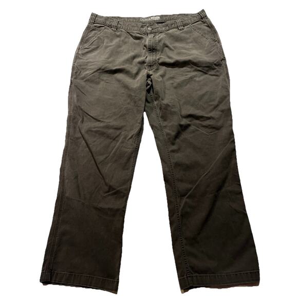 Carhartt Men’s 42x31 Canvas Carpenter Workwear Gray Outdoor Workwear Travel - Picture 1 of 14